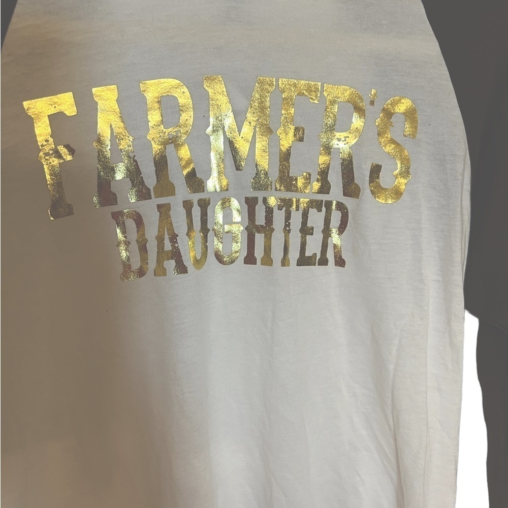TURNROWS Farmer’s Daughter Baseball Tee Size Small New with Tags​​​​​​